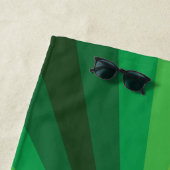 Optische Illusion Grünes Strandtuch (Beispiel)