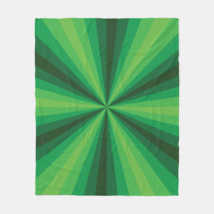 Optische Illusion Grünes Vlies-Decken Fleecedecke