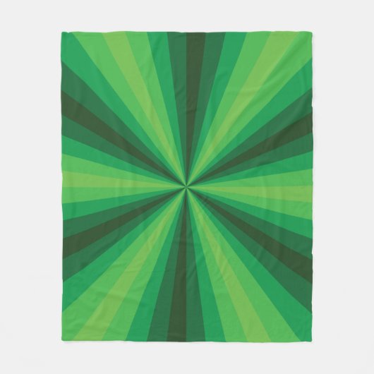 Optische Illusion Grünes Vlies-Decken Fleecedecke (Vorderseite)