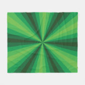 Optische Illusion Grünes Vlies-Decken Fleecedecke (Vorderseite (Horizontal))