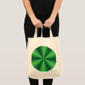 Optische Illusion Grüntasche Tragetasche (Vorderseite (Produkt))