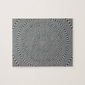 Optische Illusion - Hypnose leicht gemacht Puzzle (Horizontal)