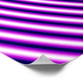 Optische Illusion Hypo Lila Poster (Ecke)