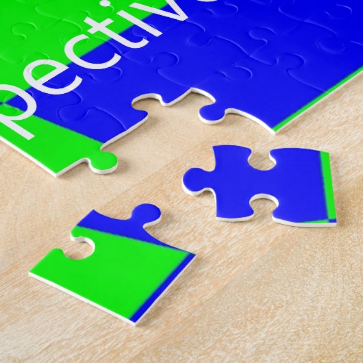 Optische Illusion in geometrischer Perspektive Coo Puzzle (Seite)