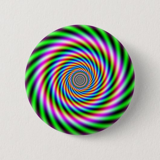 Optische Illusion in Greenpink Button (Vorderseite)