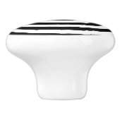 Optische Illusion in schwarz-weiß-konzentrischen K Keramikknauf (Seitenansicht)