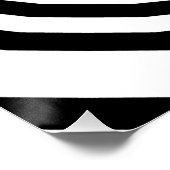 Optische Illusion in schwarz-weiß-konzentrischen K Poster (Ecke)