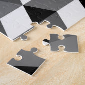 Optische Illusion in Schwarz-Weiß-Kuben unmöglich Puzzle (Seite)