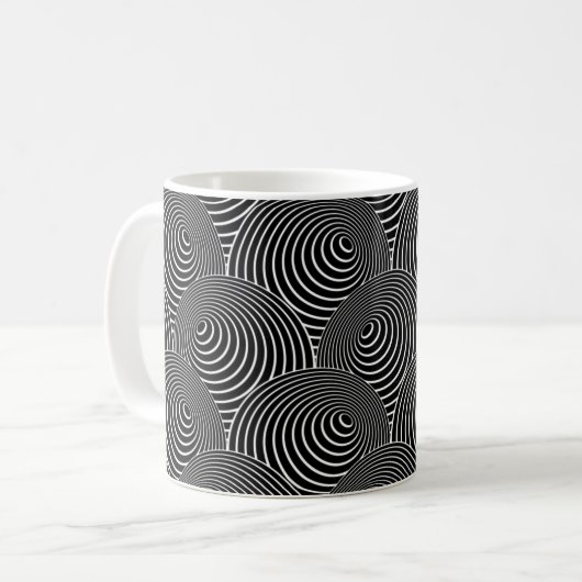 optische Illusion Kaffeetasse (Vorderseite Links)