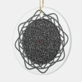 optische Illusion Keramik Ornament (Links)