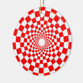 OPTISCHE ILLUSION KERAMIK ORNAMENT (Links)