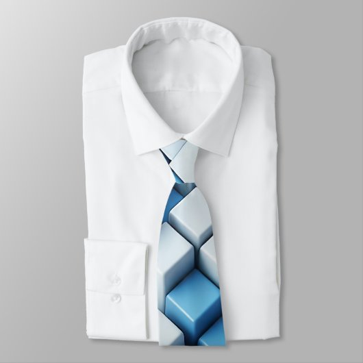 🔳 optische Illusion Krawatte (Gebunden)