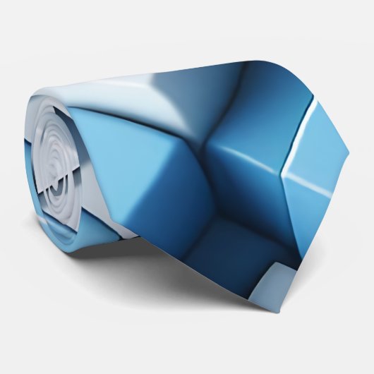 🔳 optische Illusion Krawatte (Gerollt)