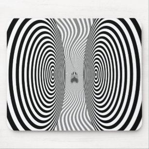 Optische Illusion - lästige Fliege Mousepad