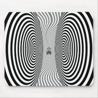 Optische Illusion - lästige Fliege Mousepad