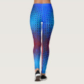 optische Illusion Leggings mit weißem B&BE-Logo (Rückseite)