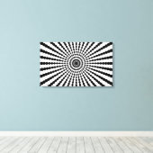 optische Illusion Leinwanddruck (Insitu (Holzboden))