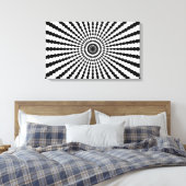 optische Illusion Leinwanddruck (Insitu (Schlafzimmer))