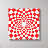 OPTISCHE ILLUSION LEINWANDDRUCK (Vorderseite)