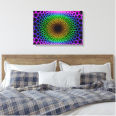 optische Illusion Leinwanddruck (Insitu (Schlafzimmer))