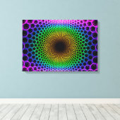 optische Illusion Leinwanddruck (Insitu (Holzboden))