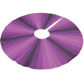 Optische Illusion Lila Baumrock Polyester Weihnachtsbaumdecke (Schrägansicht)
