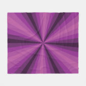 Optische Illusion Lila Fleecedecke (Vorderseite (Horizontal))