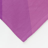 Optische Illusion Lila Fleecedecke (Ecke)
