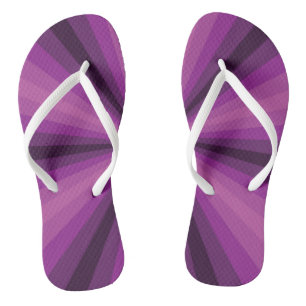 Optische Illusion Lila Flip Flops Badesandalen