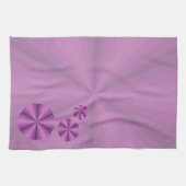 Optische Illusion Lila Handtuch (Horizontal)