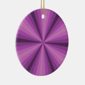 Optische Illusion Lila Ornament (Rechts)