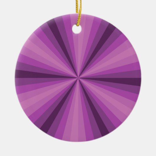 Optische Illusion Lila Ornament (Vorne)