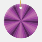 Optische Illusion Lila Ornament (Hinten)