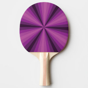 Optische Illusion Lila Ping Pong Paddle Tischtennis Schläger
