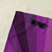 Optische Illusion Lila Strandtuch (Beispiel)