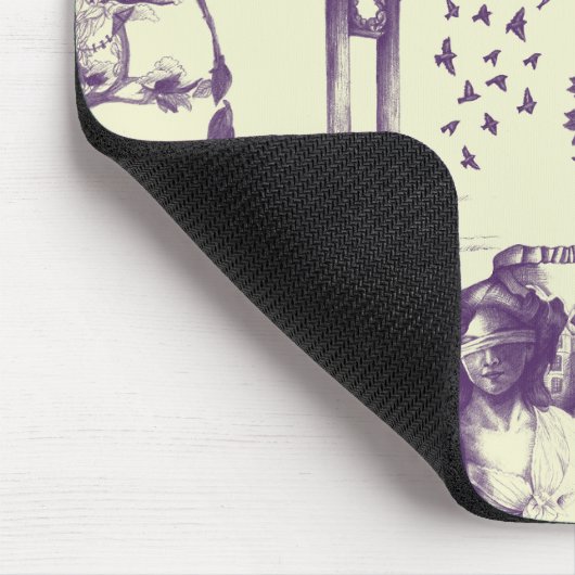 Optische Illusion Mat Mousepad (Ecke)