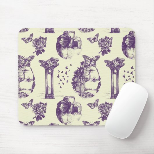 Optische Illusion Mat Mousepad (Mit Mouse)