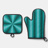 Optische Illusion Ofenhandschuh & Topflappen-Set (Vorderseite)