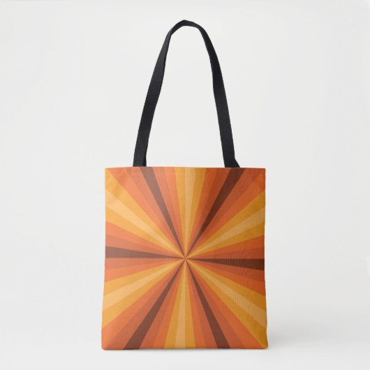 Optische Illusion Orange All-Over-Print-Bag Tasche (Vorderseite)
