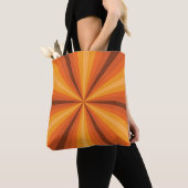 Optische Illusion Orange All-Over-Print-Bag Tasche (Von Nahem)