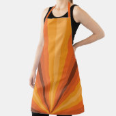 Optische Illusion Orange All-over-Print-Schürze Schürze (InSitu)