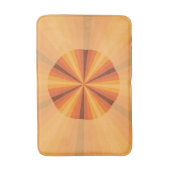 Optische Illusion Orange Bath Mat Badematte (Vorderseite Vertikal)