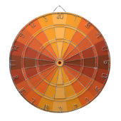 Optische Illusion Orange Dart Board Dartscheibe (vorne)