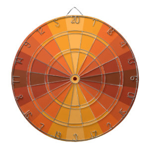 Optische Illusion Orange Dart Board Dartscheibe