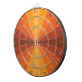 Optische Illusion Orange Dart Board Dartscheibe (Vorderseite rechts)