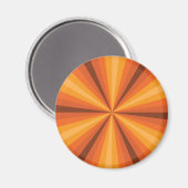 Optische Illusion Orange Magnet (Vorderseite/Rückseite)