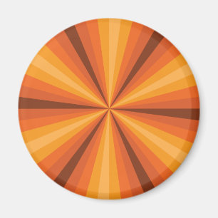 Optische Illusion Orange Magnet