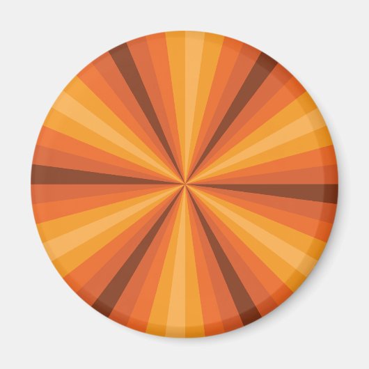 Optische Illusion Orange Magnet (Vorne)