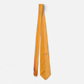 Optische Illusion Orange Men Neck Tie Krawatte (Rückseite)