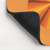 Optische Illusion Orange Mousepad (Ecke)